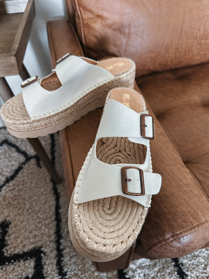 White Platform Sandal