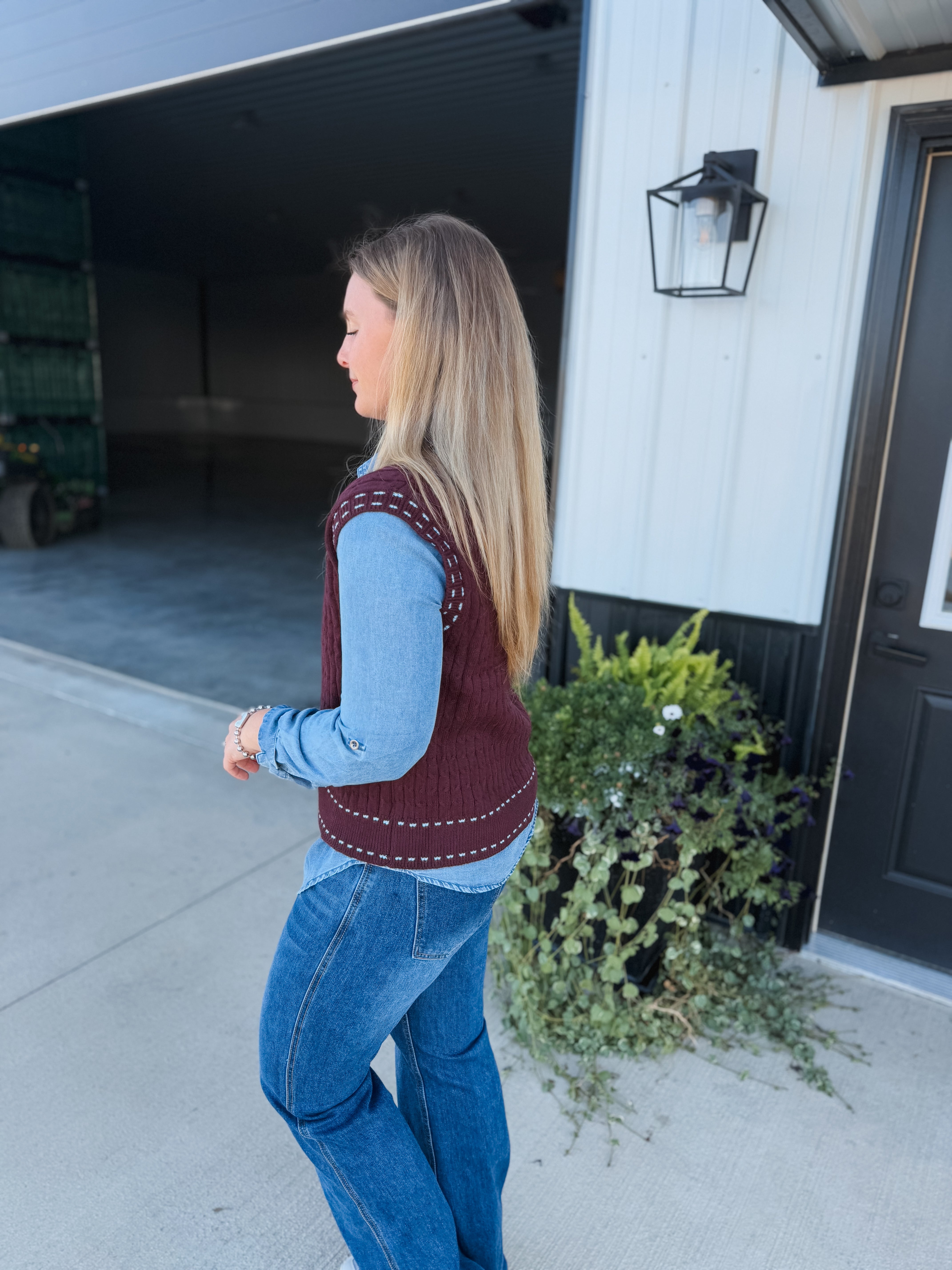 Chestnut Sweater Vest