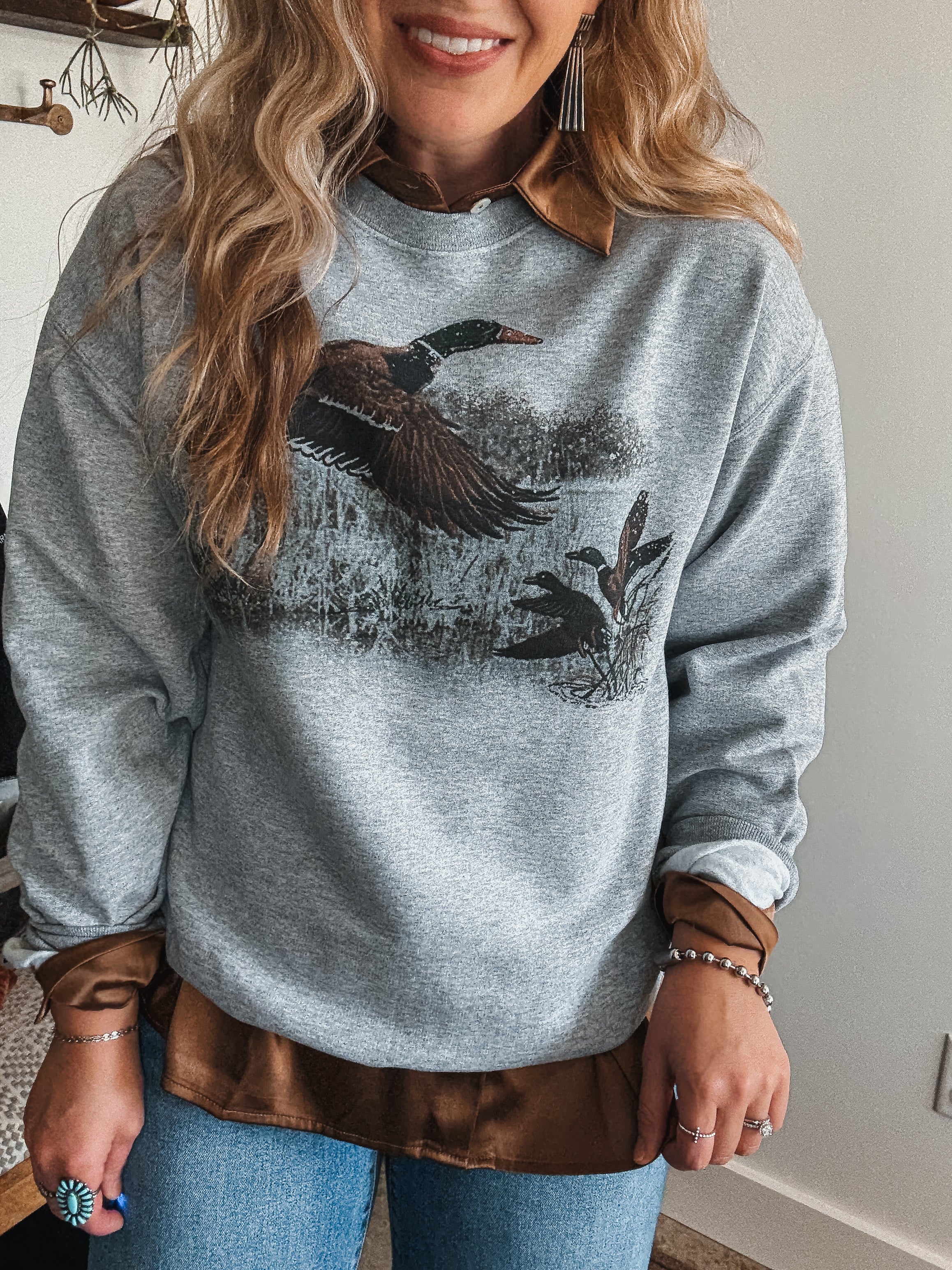 Retro Duck Crewneck