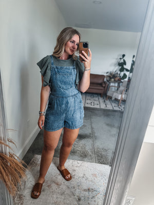 Denim Romper