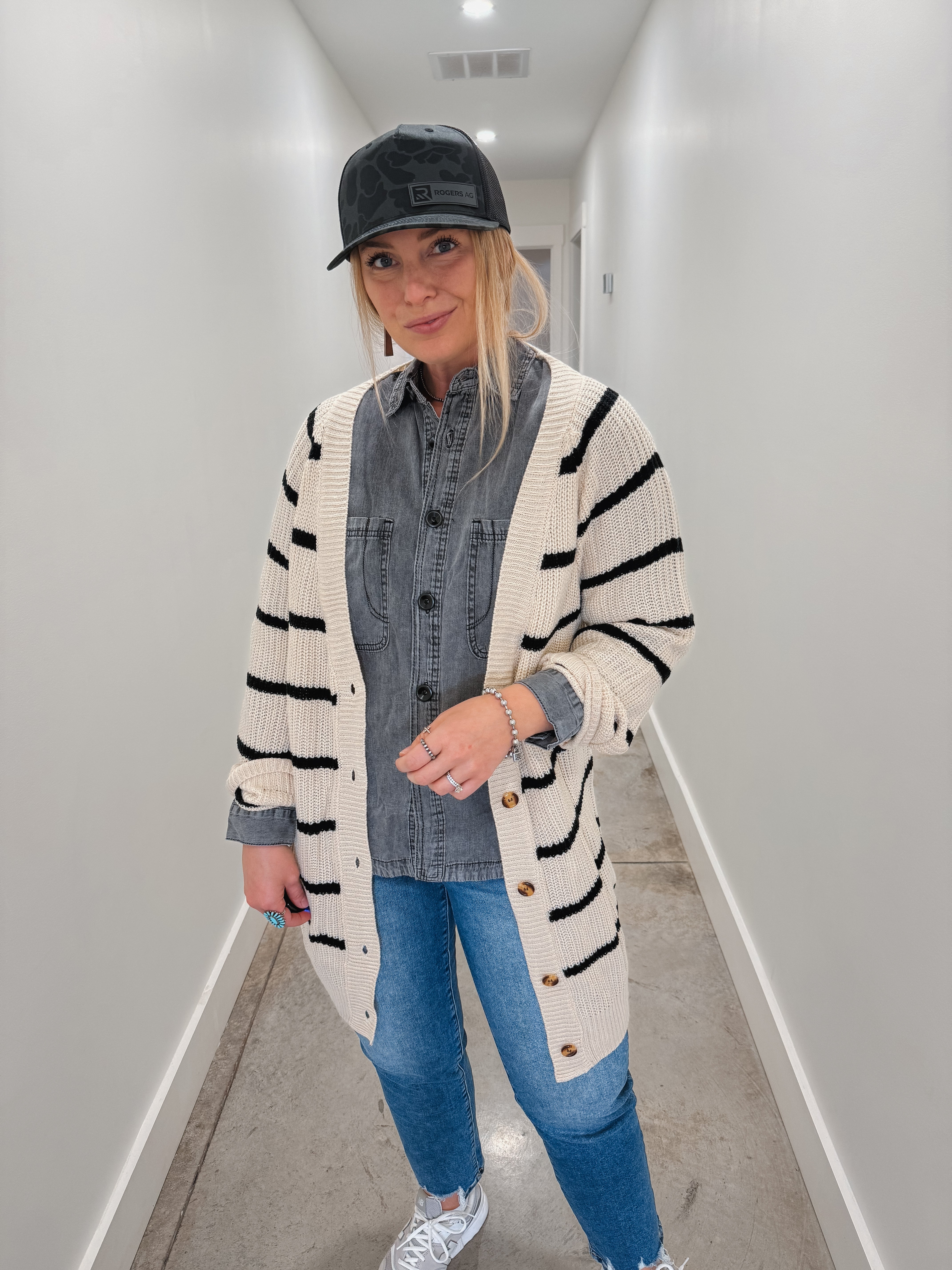 Striped Cardigan