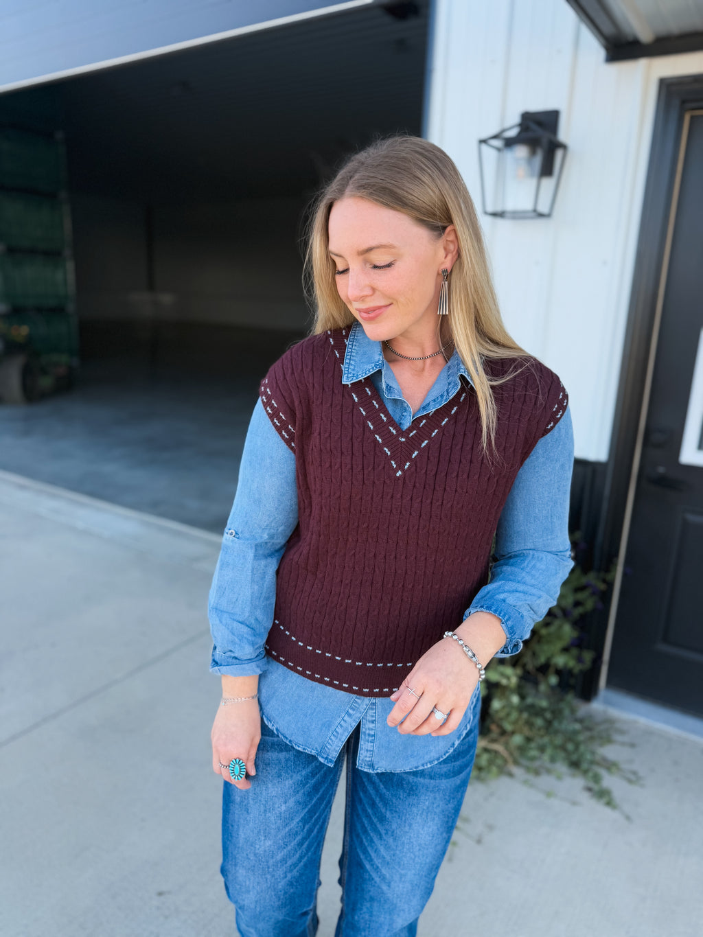 Chestnut Sweater Vest