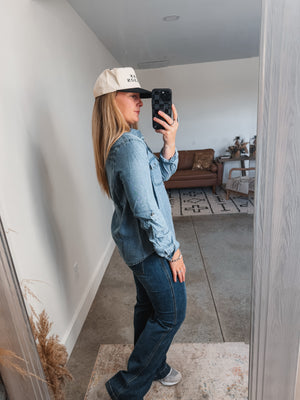 Denim Button Down