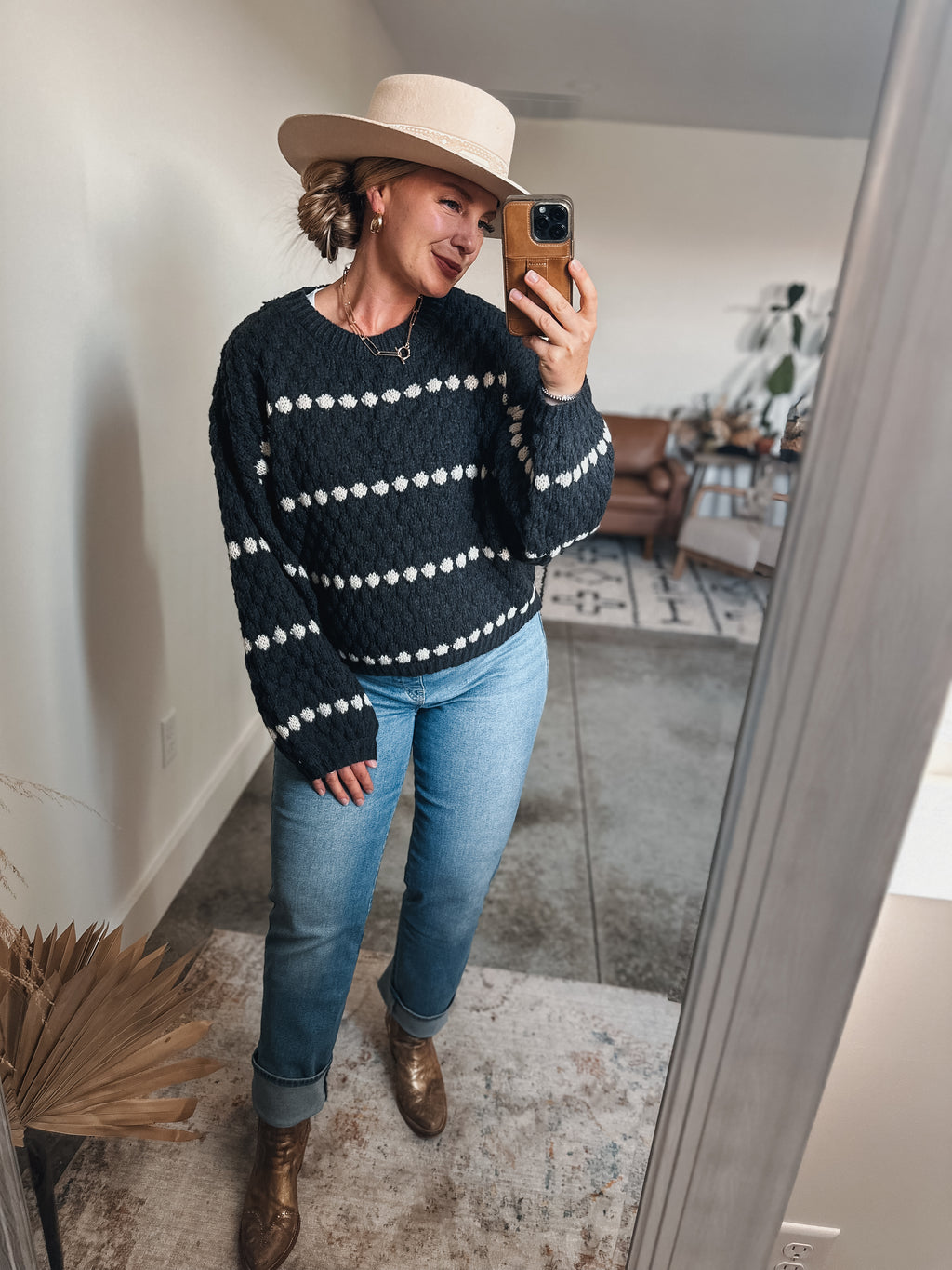 Charcoal Knit Sweater