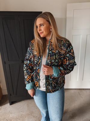 Black Quilted Jacket