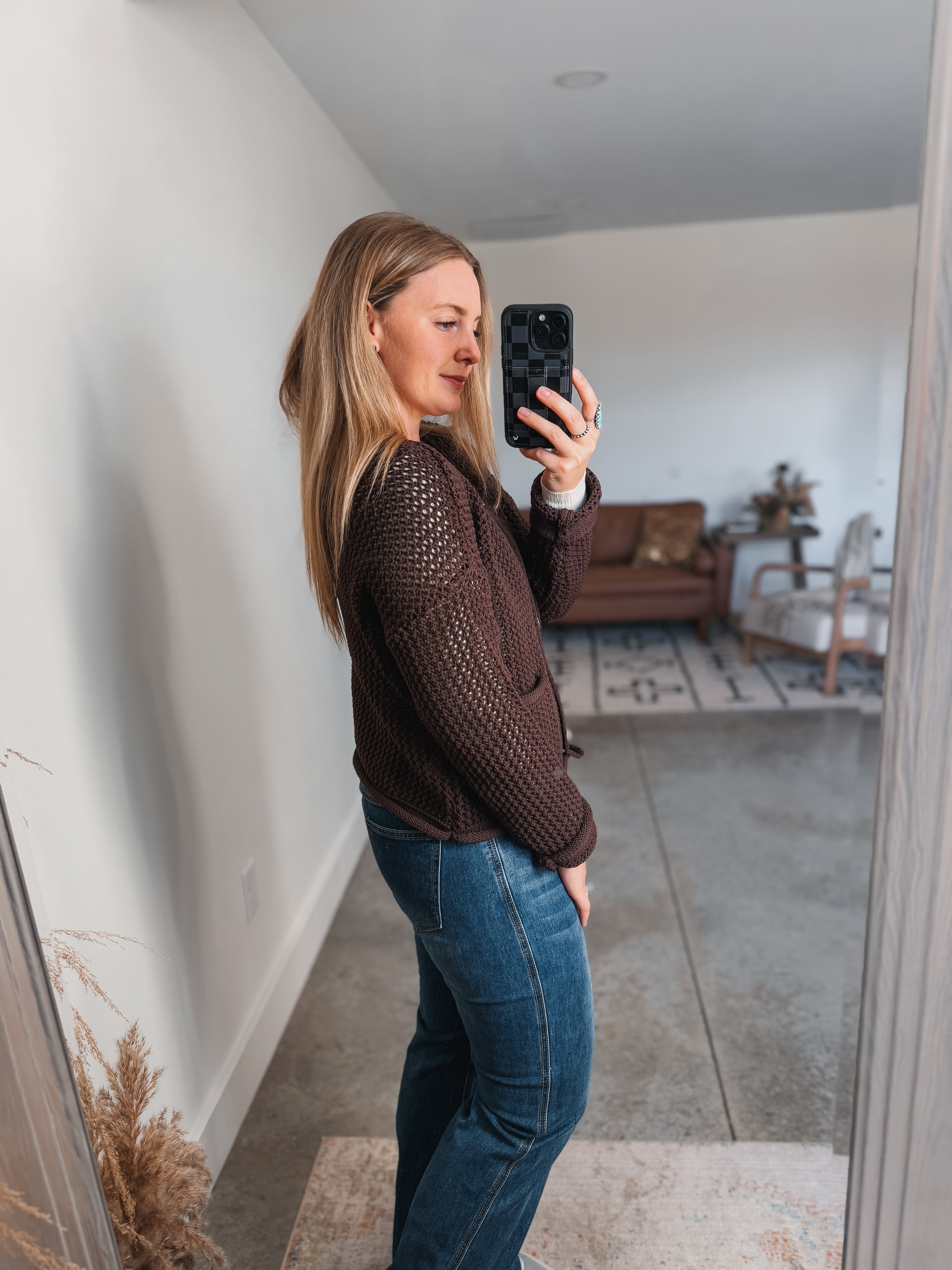 Brown Chunky Knit Sweater