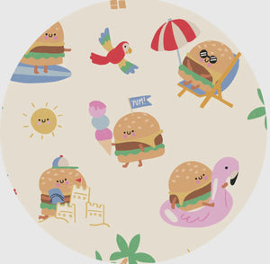 Burger in Paradise: Convertible Footie
