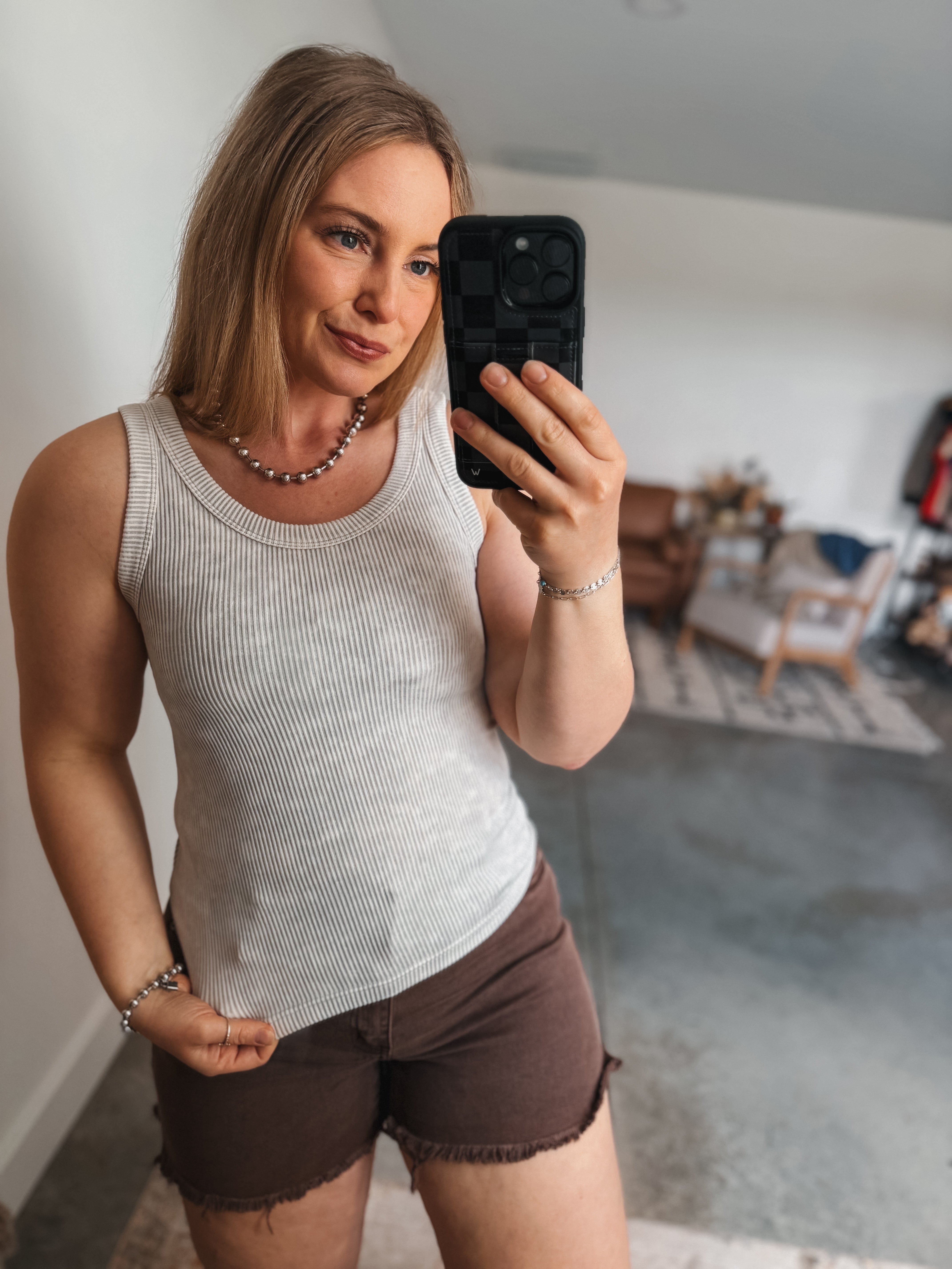 Ribbed Seamless Tank