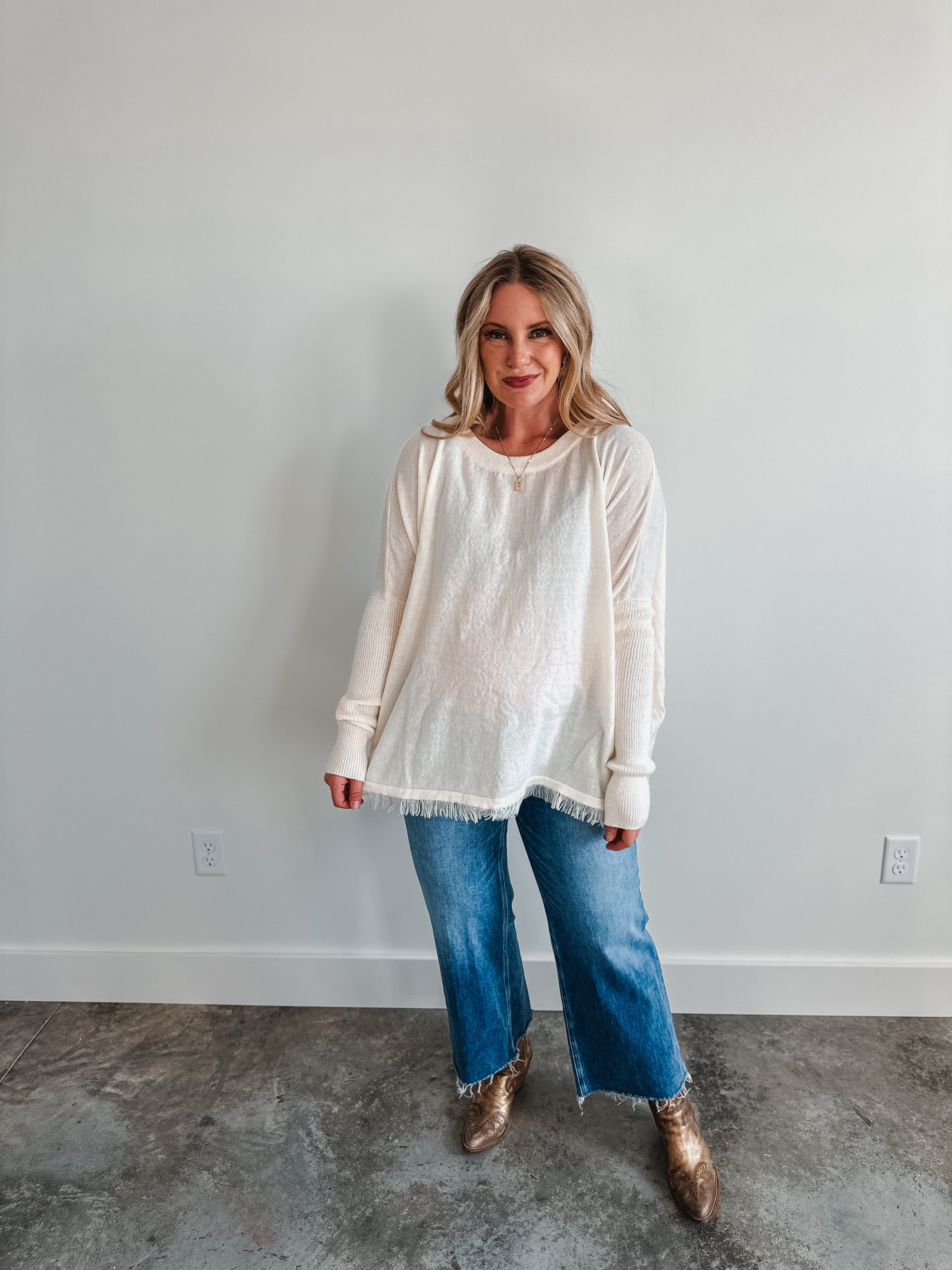 Ivory Sweater Tunic