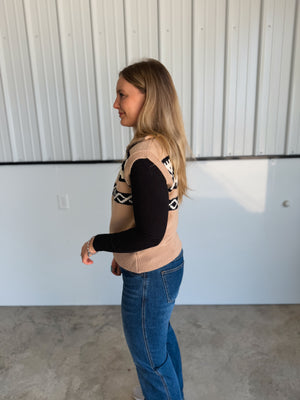 Half Zip Sweater Vest