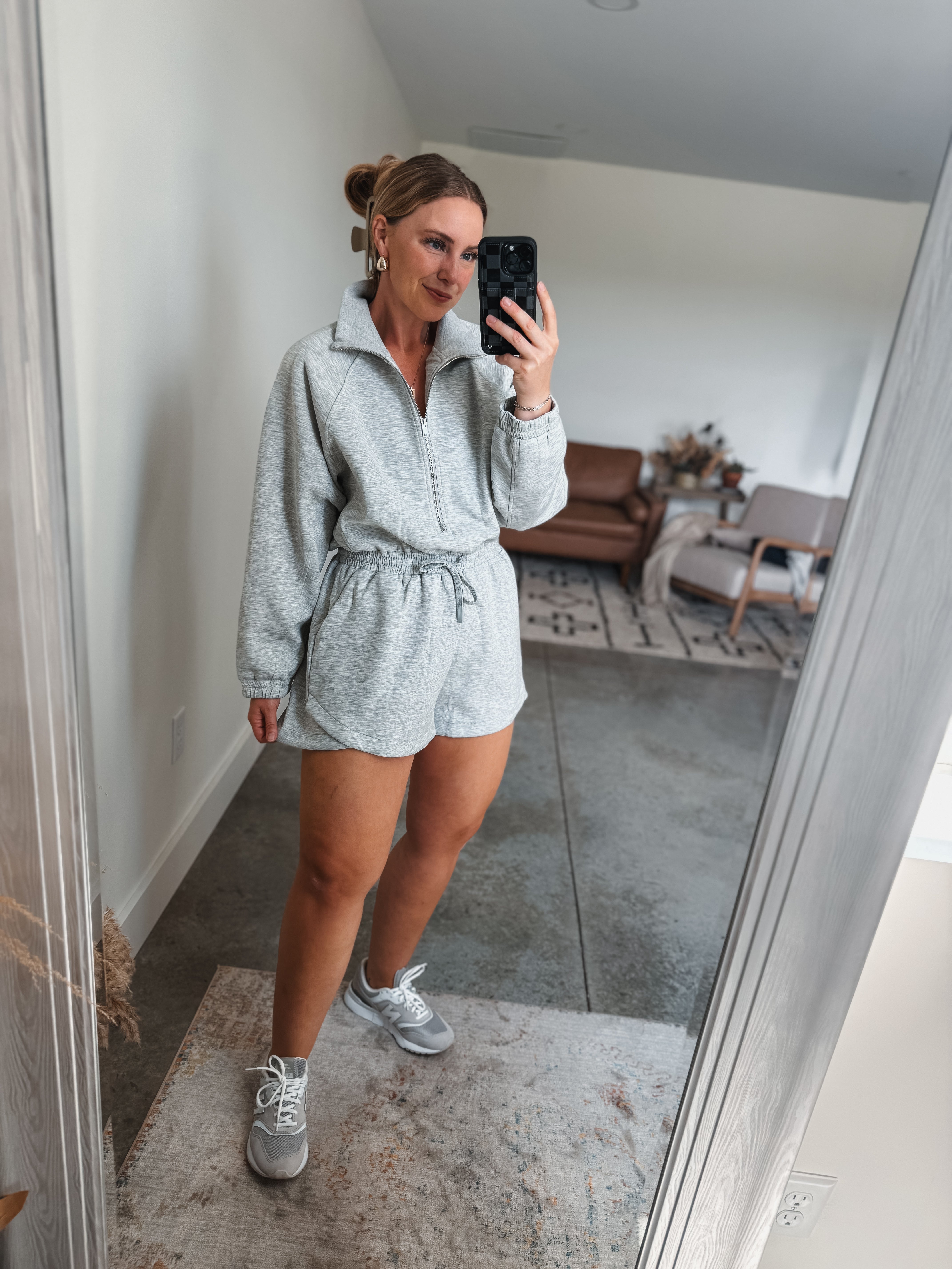 Grey Romper