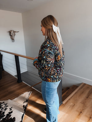 Black Quilted Jacket