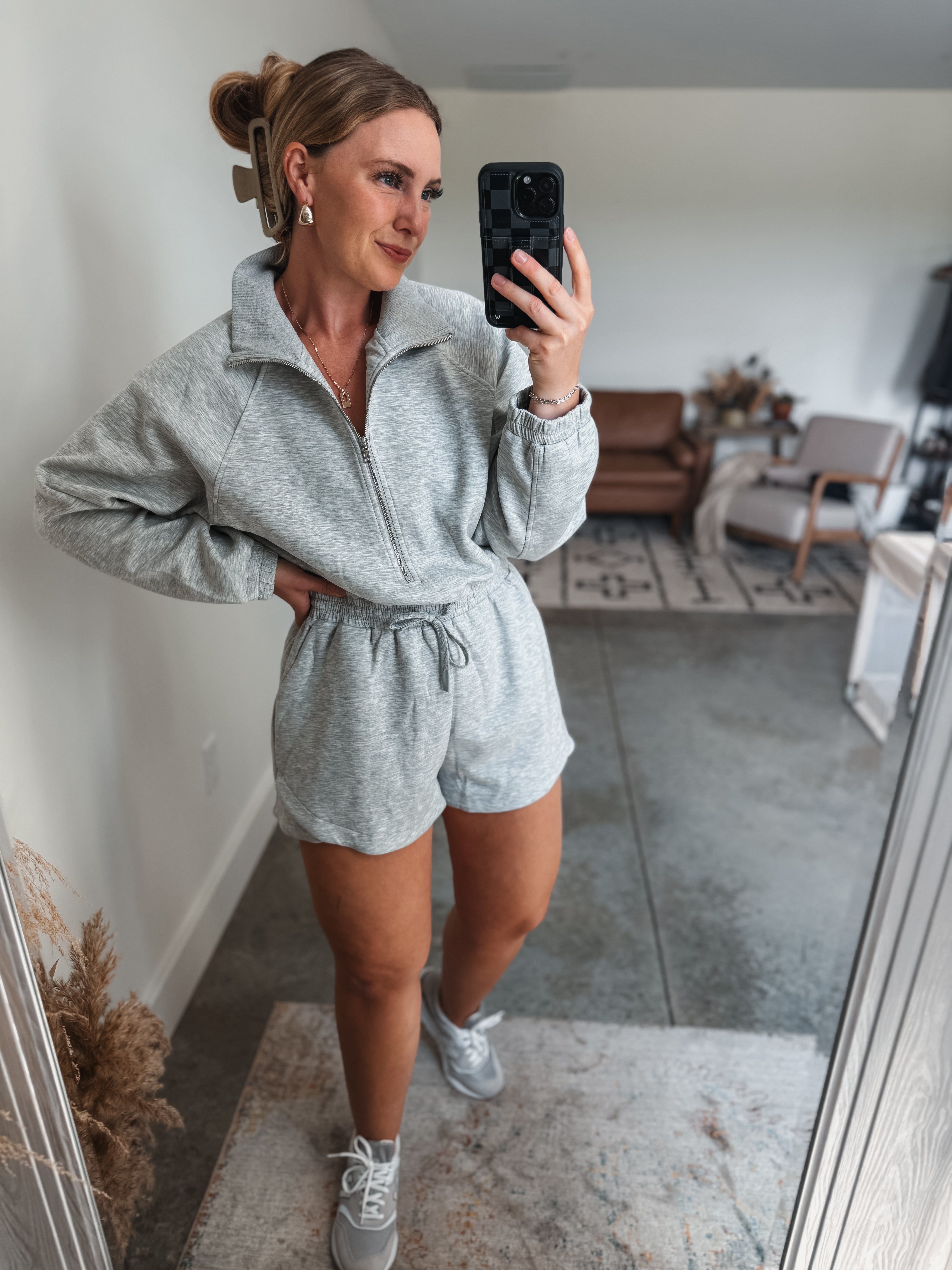 Grey Romper