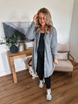 Grey Duster Shacket