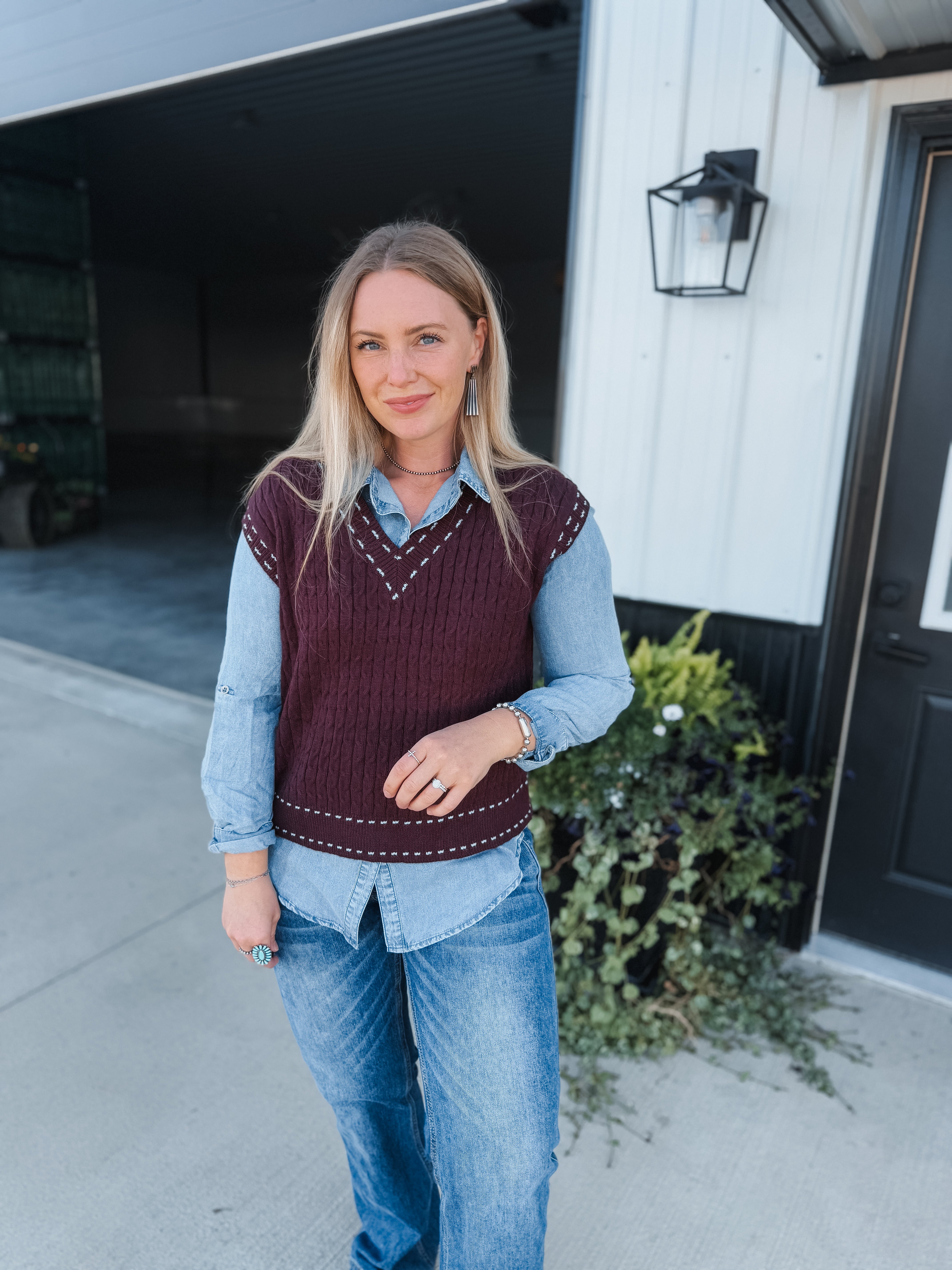 Chestnut Sweater Vest
