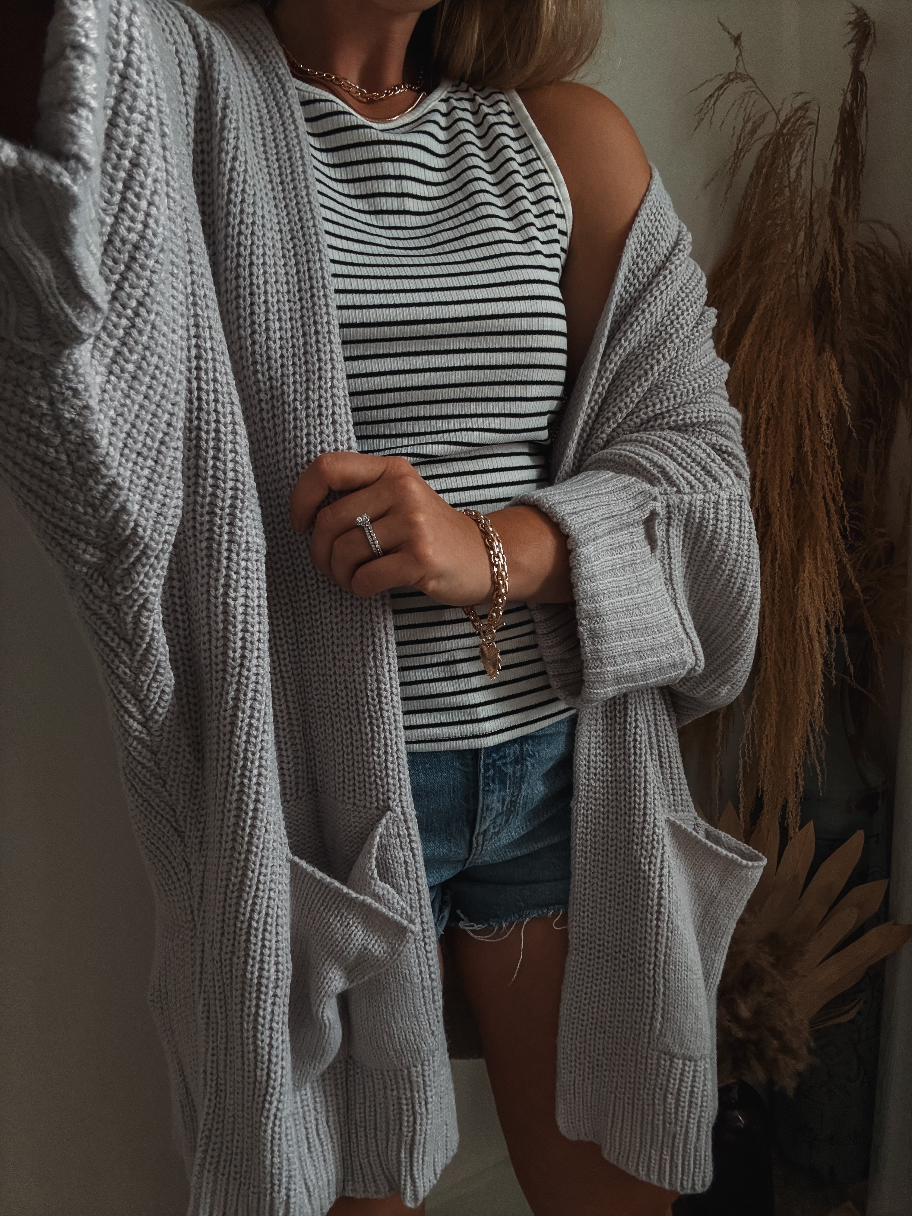 Black Striped Top