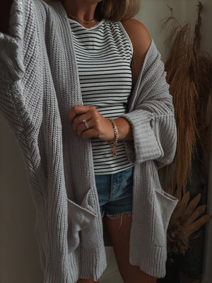 Black Striped Top