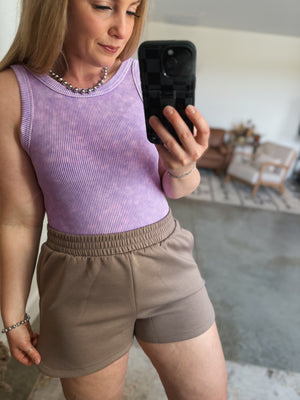 Scuba Elastic Shorts