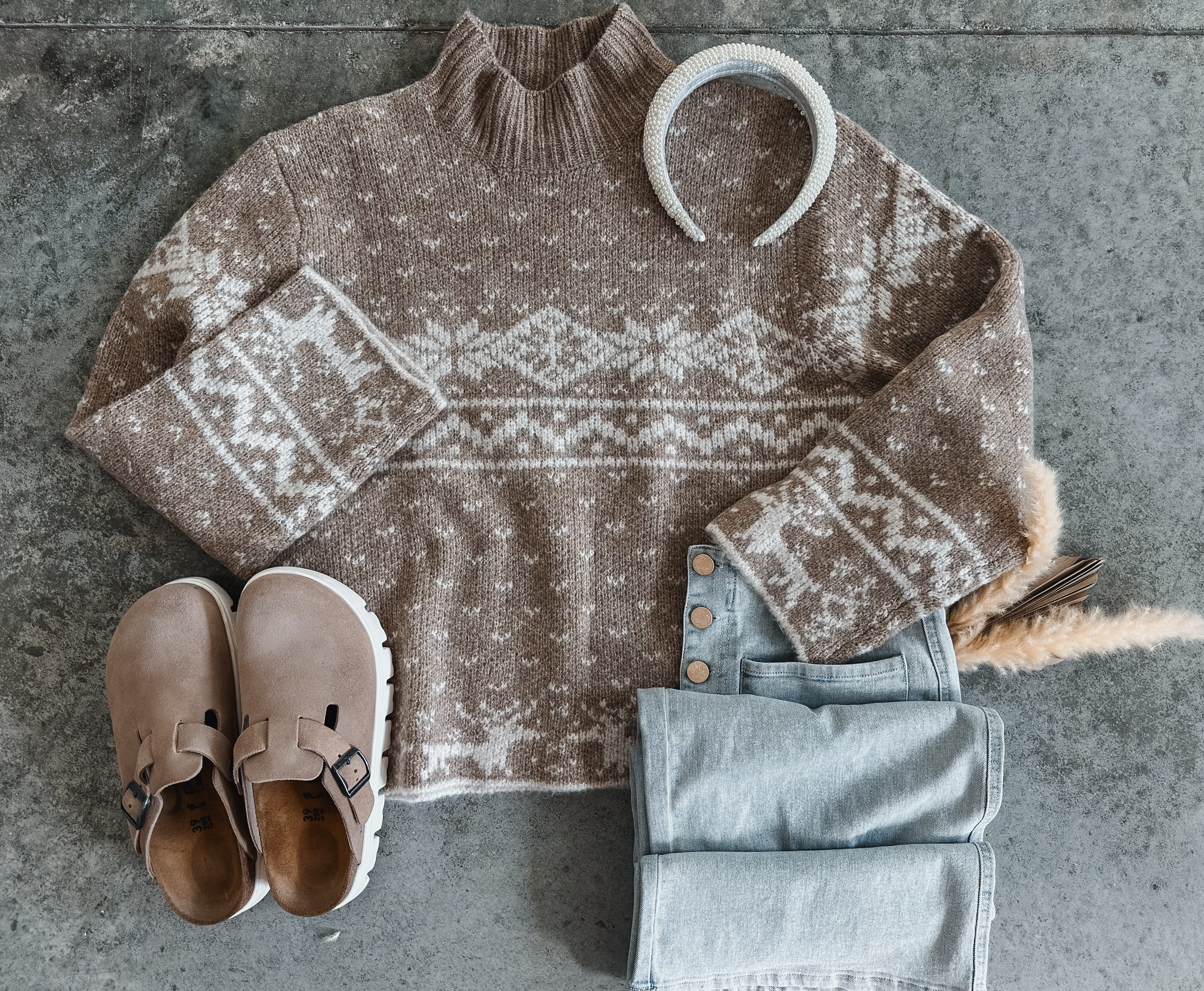 Mocha Knit Cozy Sweater