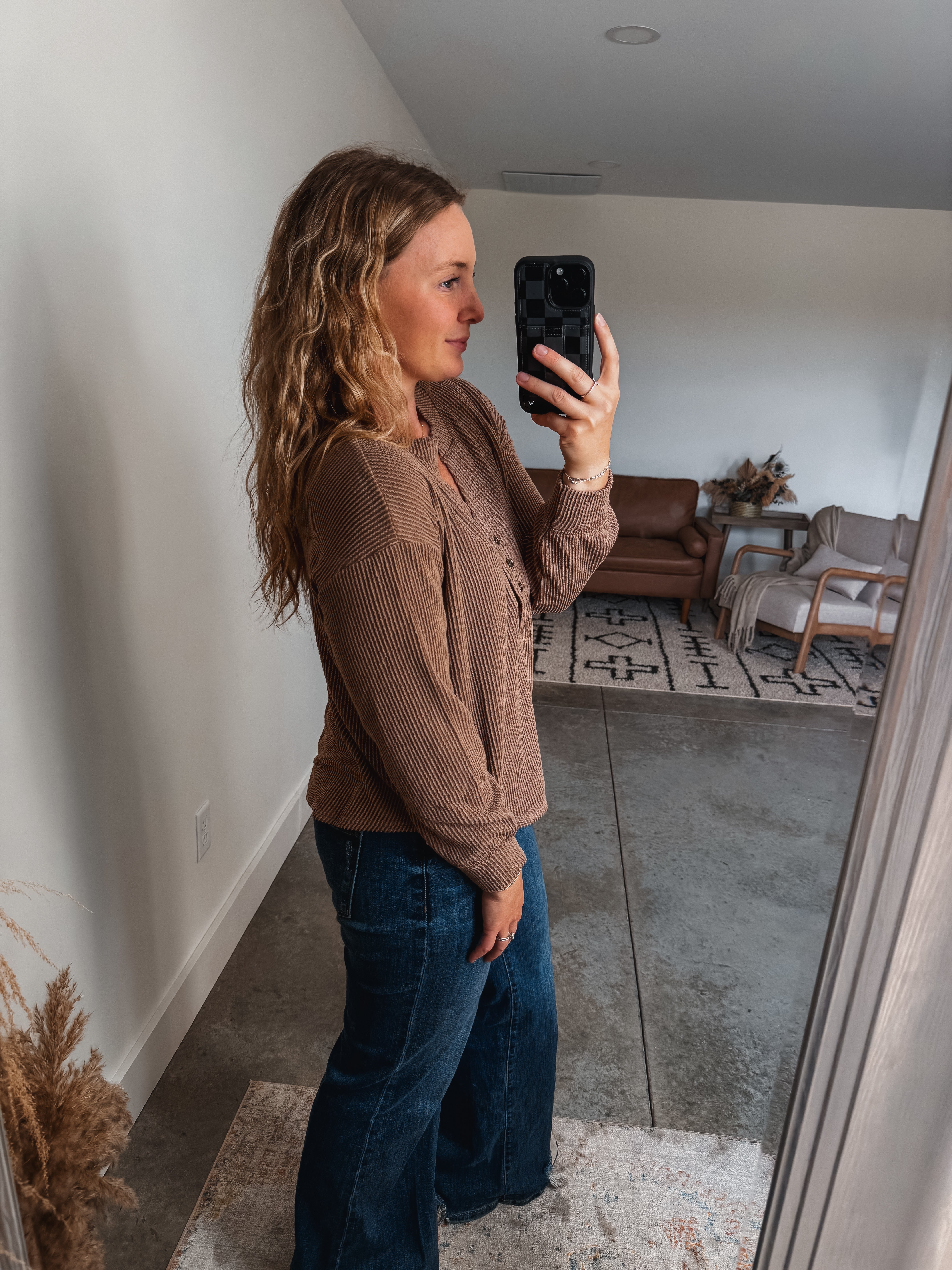 Mocha Henley