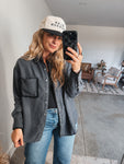 Denim Stitch Button Down