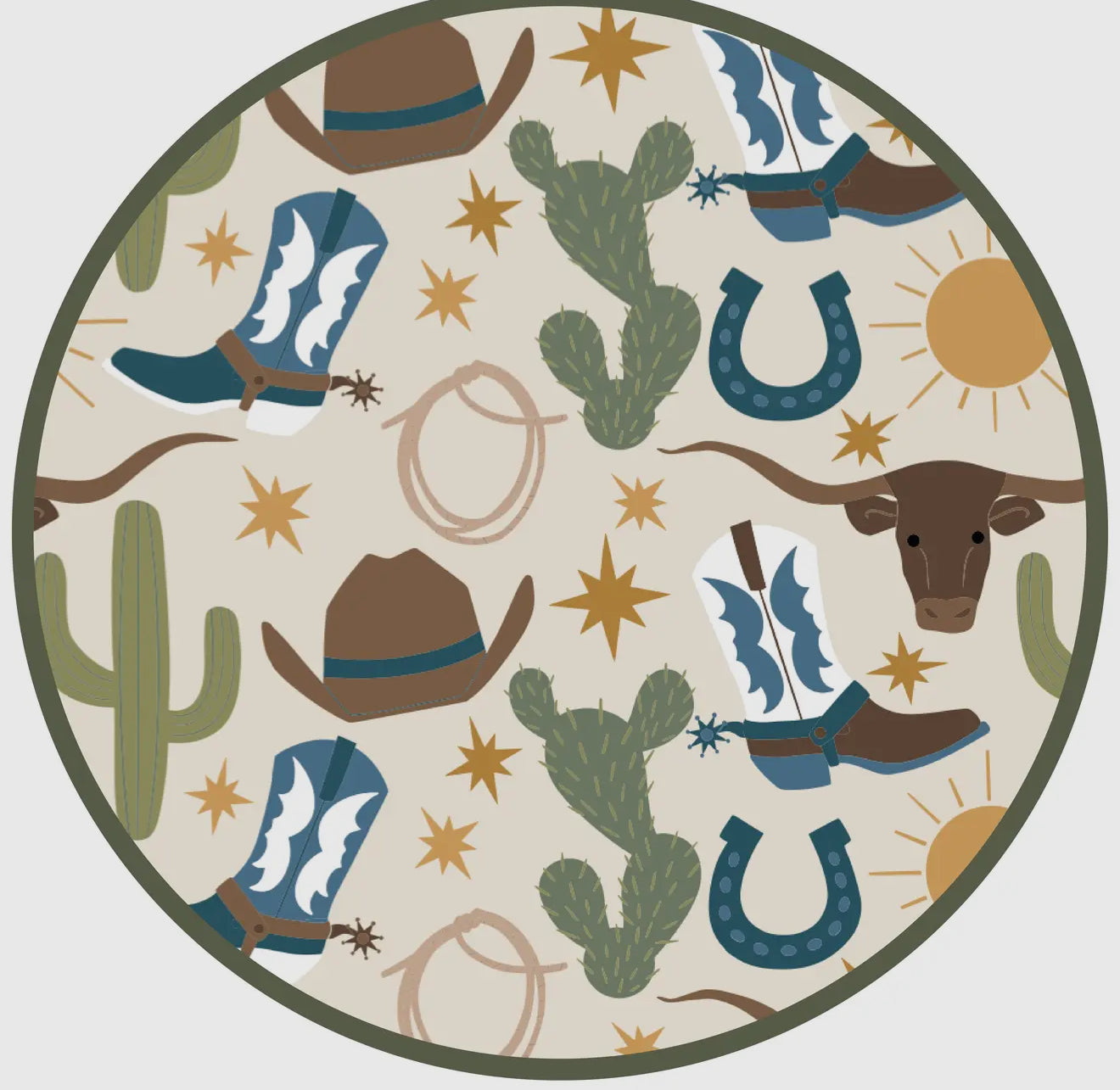 Howdy Convertible Footie: Desert Green